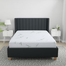 10-Inch Dual Layer Memory Foam Mattress with Bamboo Infused Cover - Twin