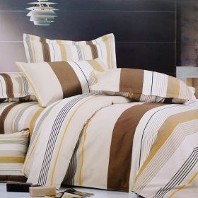 Blancho Bedding - [Shale] Luxury 5PC Comforter Set Combo 300GSM (Queen Size)